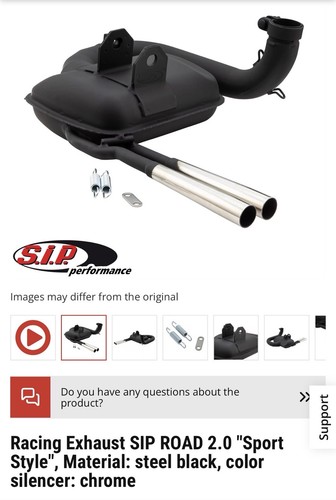 Vespa sip box twin tail - box,