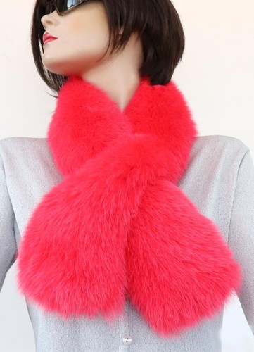 Fur scarf shadow fox rex - shadow,