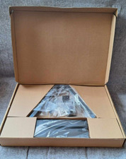 Suptek.Black.Single Floating Console/DVD Wall Mount.Strengthened Tempered Glass