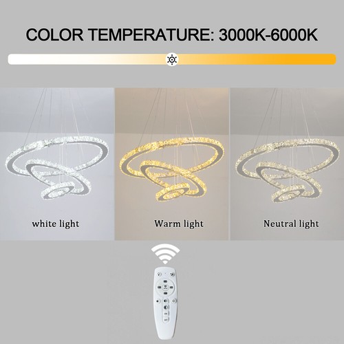 Modern crystal chandeliers led - chandeliers,