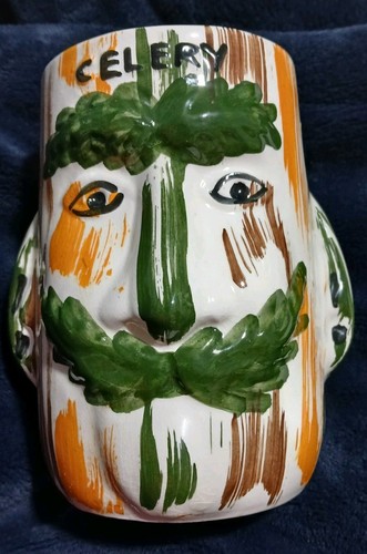 Vintage celery jar 70s - vintage,