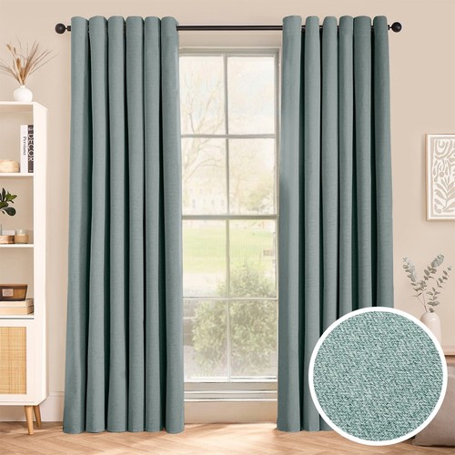 Thick thermal linen curtain - thermal,