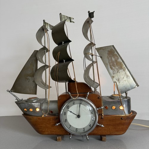 Sail boat clock - sail,