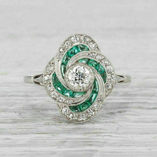Round cut diamond vintage - round,