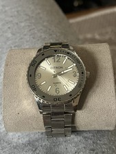 Citron Silver Tone Quartz Watch Brand New Battery Fitted