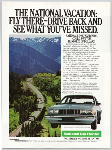 National car rental buick - national,