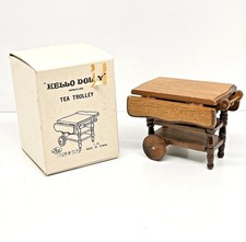 Vtg Mini Dollhouse Tea Trolley