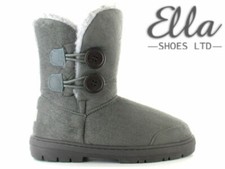 Ladies Ella Winter Boots Grey