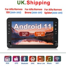 DAB+Car Stereo for Alfa Romeo Spider 159 Brera Sat Nav Android 11 Radio GPS WIFI