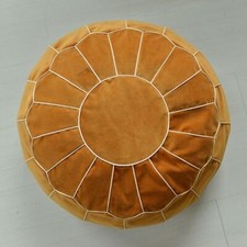 Handmade Round Moroccan Velvet