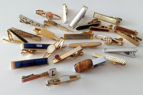 Vintage tie clips - 25,