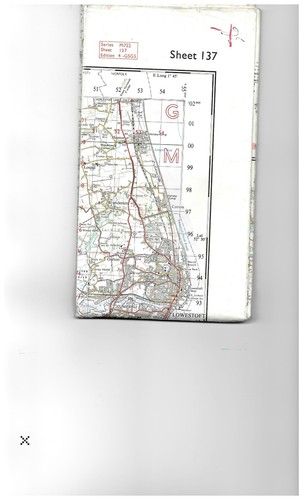 Lowestoft 7th series map - map,