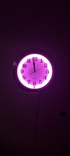 Neon pink blue colour changing - pink,