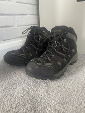 Regatta Burrell Hiking Boots Vibram Sole Isotex Waterproof Black 8 UK 42 EUR