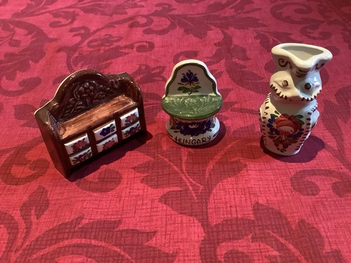 Three hungarian ceramic - three,