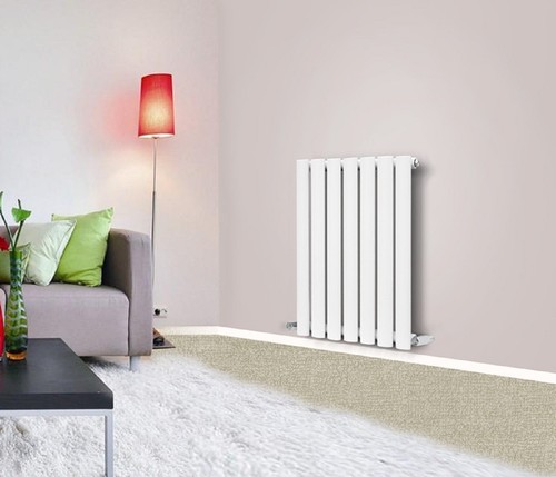 White designer radiator - designer,