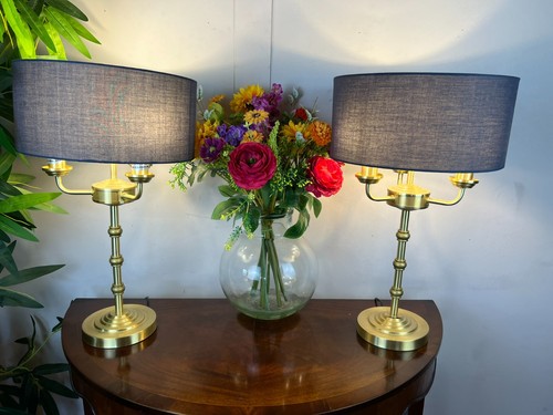 Pair vintage style gold - of,