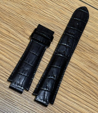 Genuine Original OEM Tissot Black Leather Strap 21.5mm 13.5mm 18mm 21.5/13.5/18