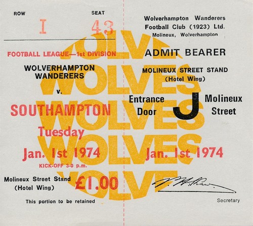 Ticket wolves southampton - ticket:,