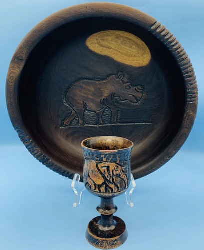 Hand carved wooden - wooden, bowl