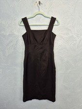 Coast Bondage Dress Size 10 Bodycon Pencil LBD Black Smart Occasion Office Event