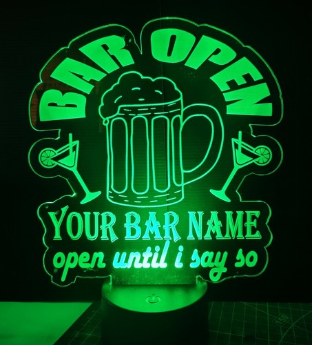 Man cave led bar sign - man,