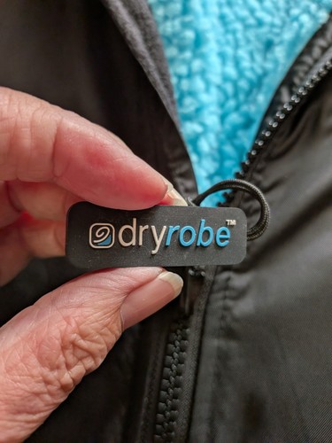 Dryrobe advance black - dryrobe, black/blue