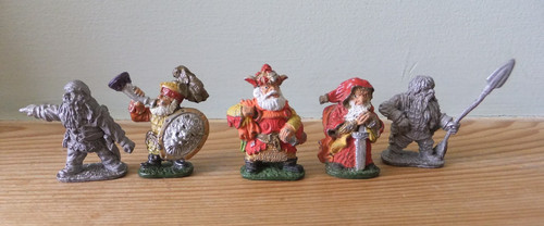 Essex miniatures dwarf lot - 5x,