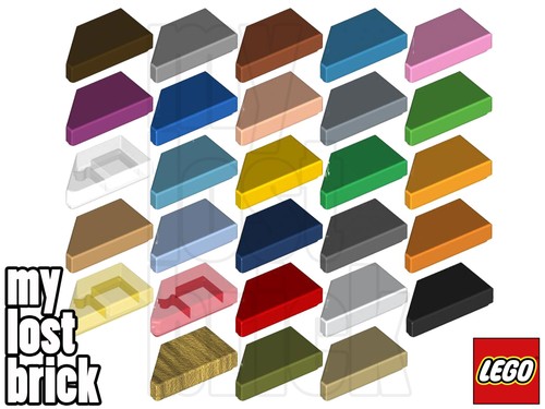Lego part 5092 tile 1x2 - -,