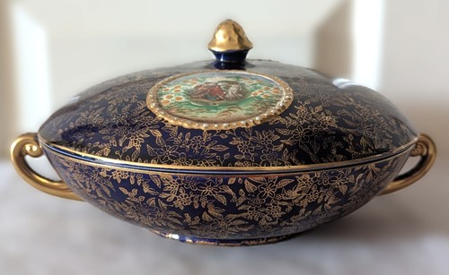 Vintage empire ware - royal, blue