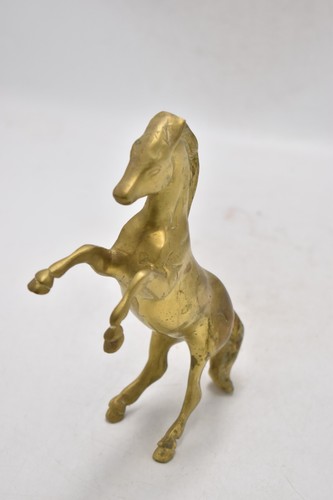 Vintage solid brass horse - vintage,