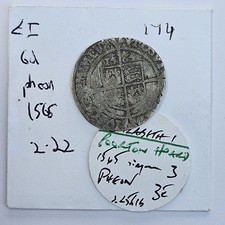 Very rare 1565 elizabeth - rare, i
