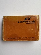AIR FRANCE CONCORDE AIRPLANE  LOUIS XIV PLAYING CARDS PLANE VINTAGE