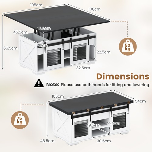 Convertible dining - 3-in-1,