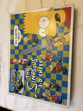 The Simpsons Vintage 3D Chess Set Complete Board Game Classic 1991
