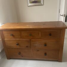 solid oak chest of drawers
