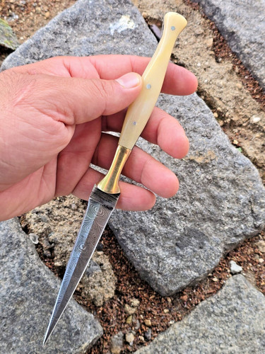 Damascus double edged - damascus,
