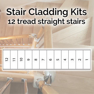 Oak stair cladding staircase - oak,