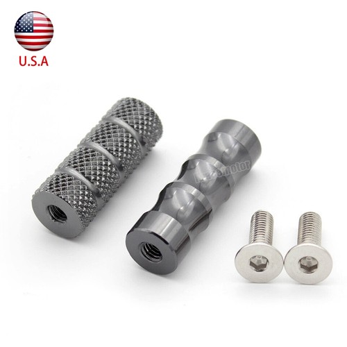 Cnc motorcycle foot pegs - motorcycle, rear