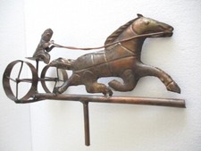 Antique copper weather vane