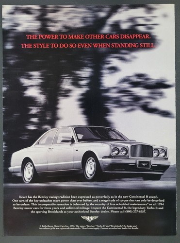 1993 print bentley - 1993,
