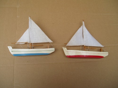 Wooden yacht boat ornaments - yacht,