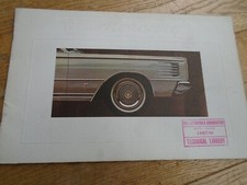 Mercury range brochure 1965 USA market large format