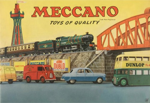 Vintage poster meccano retro - poster,