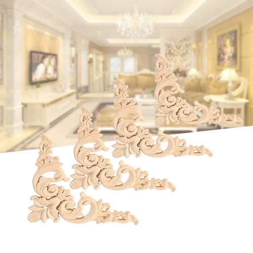 4pcs wood carved - *,