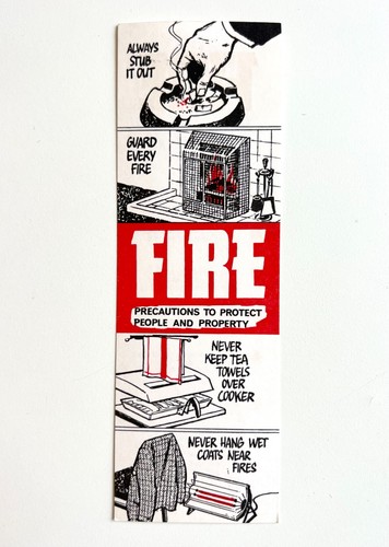 Vintage 1970s fire safety - 1970s,