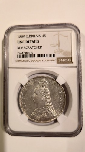 1889 silver double florin - 1889,