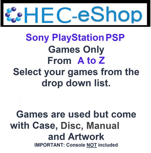 Sony playstation psp games - psp,
