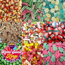 Christmas Sweets Chocolate Mix Santa Mallows Fudge Xmas Pick N Mix Retro Party