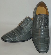 Mens Classy Gray Croco Look